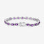 7.98 Carat Genuine Amethyst Sterling Silver Bracelet