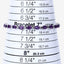 7.98 Carat Genuine Amethyst Sterling Silver Bracelet
