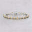 Pulsera de Plata de Ley con Citrino Genuino de 9.03 Quilates