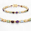 8.96 Carat Genuine Multi-Stone .925 Sterling Silver Bracelet