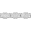 0.48 Carat Genuine White Diamond Sterling Silver Bracelet