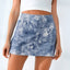 Jupe de tennis active à taille large en tie-dye à séchage rapide