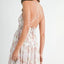 Vestido Maxi de Verano con Tirantes y Estampado Floral