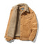 Manteau en coton chaud à col montant décontracté