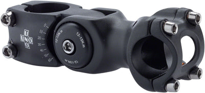 Kalloy 820 Adjustable Stem - 90mm, 25.4mm Clamp, Aluminum, Black