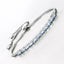 Elegant 2.20 Carat Aquamarine Sterling Silver Bracelet