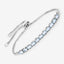 Elegant 2.20 Carat Aquamarine Sterling Silver Bracelet