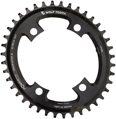 Chaîne Wolf Tooth Elliptique 107 BCD - 38t pour manivelles SRAM