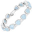 Pulsera de Plata Esterlina con Aguamarina de 25.90 Quilates