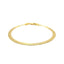 14k Yellow Gold Super Flex Herringbone Bracelet - 4.0mm