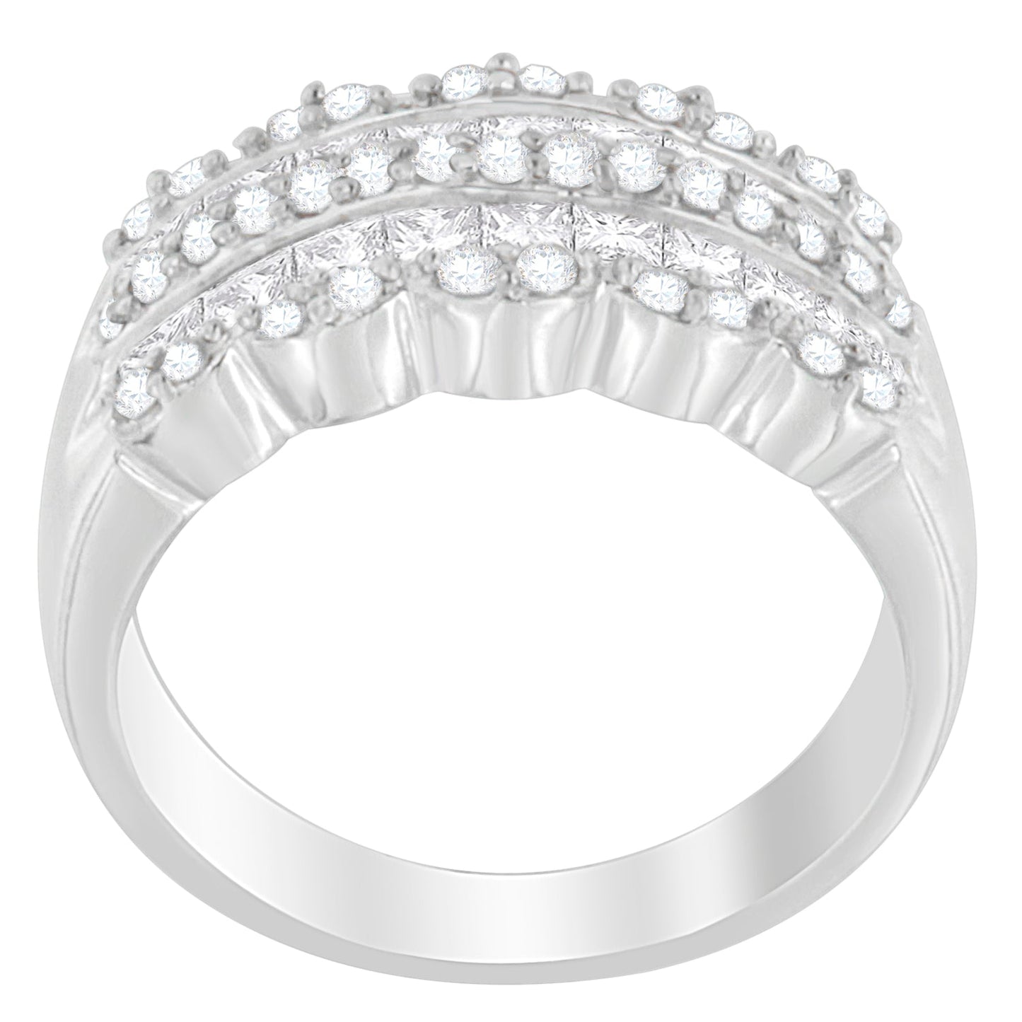 14K White Gold 1 1/7ct. TDW Diamond Engagement Ring