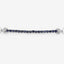 Bracelet en saphir bleu véritable de 2,41 carats et zircon blanc