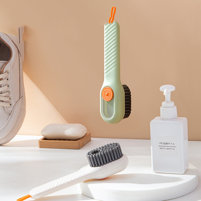 Multifunctional Soft-bristled Shoe Brush with Long Handle