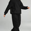 Plus Size Kangaroo Pocket Hoodie and Joggers Set