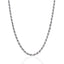 Cadena de Cuerda Cortada de Diamante de Plata Esterlina de 3.6 mm