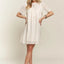 Vestido de Verano con Ojal y Volantes para Mujeres