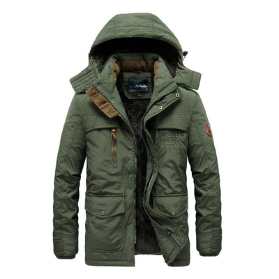 Premium Brown Cotton Parka for Young Adults