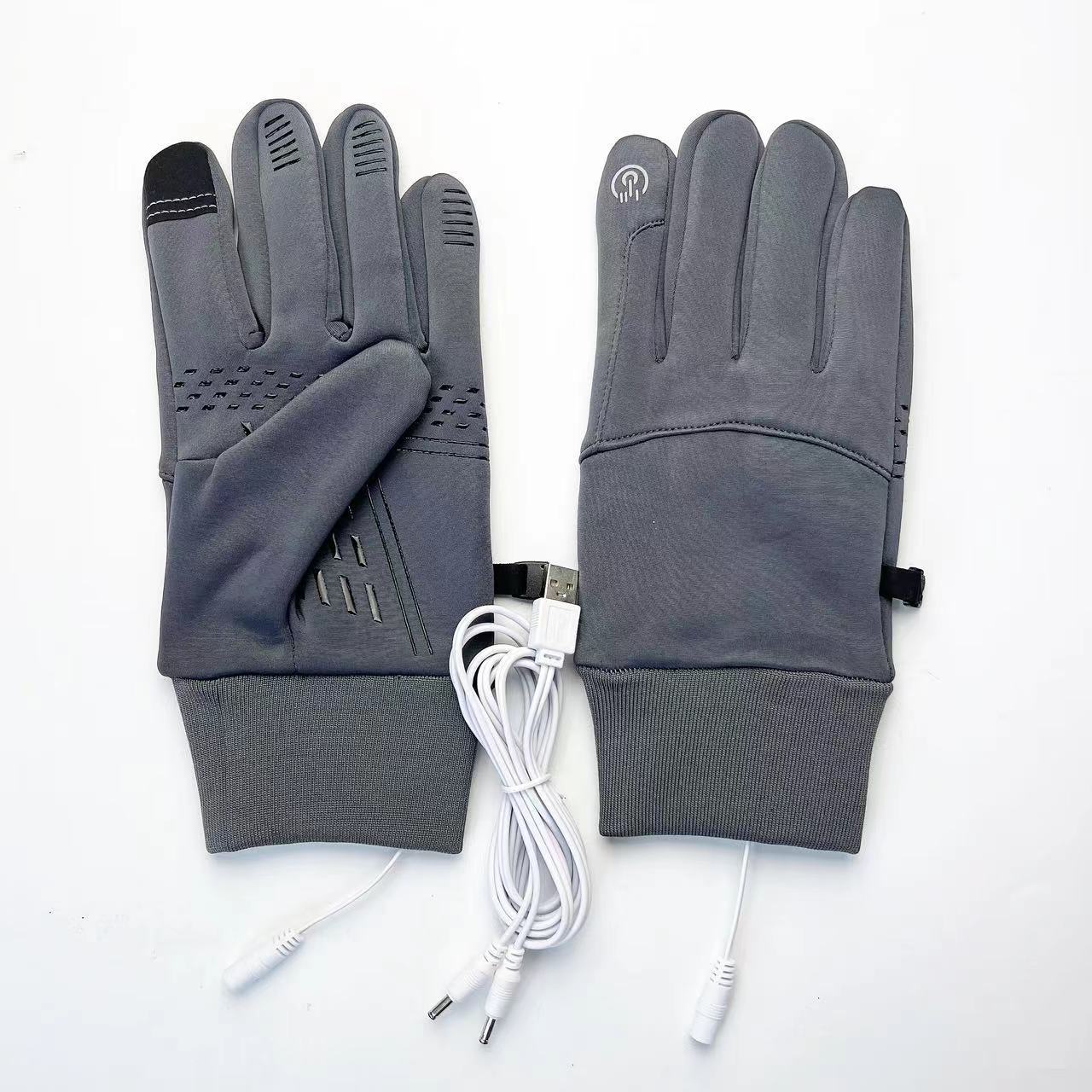 USB Electric Heating Gloves for Cycling and Outdoor Activities