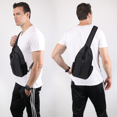 Men's Outdoor Chest Bag - Fashionable Shoulder Bag