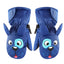 Children's Fleece-Lined Ski Gloves - Cute Cartoon Designs