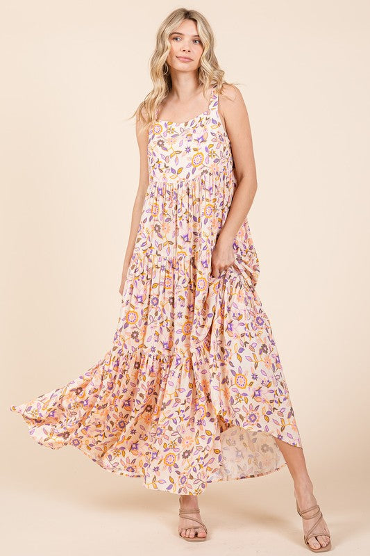 Robe Maxi ÉléGante à Fleurs - Parfaite pour les ÉVénements d'ÉTé