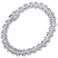Bracelet en Tanzanite et Saphir Blanc de 7,02 Carats