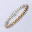 Pulsera de Zafiro Naranja y Diamante de 12.33 Quilates