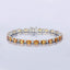 Pulsera de Zafiro Naranja y Diamante de 12.33 Quilates