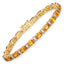 Pulsera de Zafiro Naranja y Diamante Blanco de 12.33 Quilates