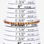 Pulsera de Zafiro Naranja y Diamante de 16.73 Quilates en Oro Blanco de 14K