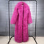 Womens Elongated Wool Coat With Tailored Lapel