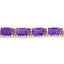 Bracelet en améthyste et grenat rhodolite de 21,84 carats