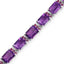 Bracelet en améthyste et grenat rhodolite de 21,84 carats