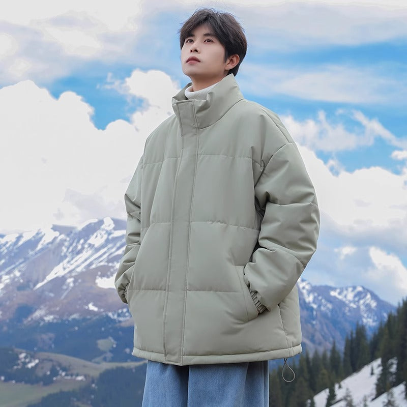 Veste en duvet de coton ample pour l'automne et l'hiver