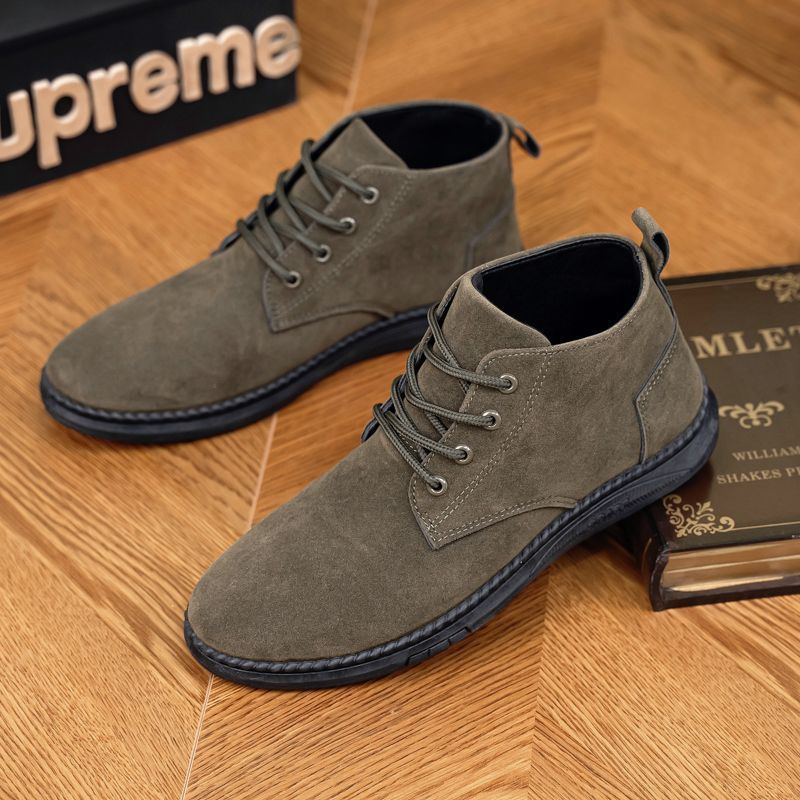 Trendy Men's High-Top Martin Boots for Casual Wear