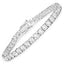 10.00 Carat Lab Grown Diamond Tennis Bracelet in 14K White Gold