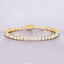 Bracelet en diamant cultivé en laboratoire de 10,00 carats en or jaune 14K