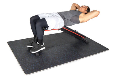 Rubber Top Exercise Puzzle Mat - 0.75in, 24sqft