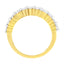 Bague de mariage en or jaune 10K certifiée IGI de 1,0 Cttw avec diamants - Taille 7