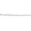 Pulsera de eslabones con diamantes en espiral de plata esterlina .925 - 7.25"