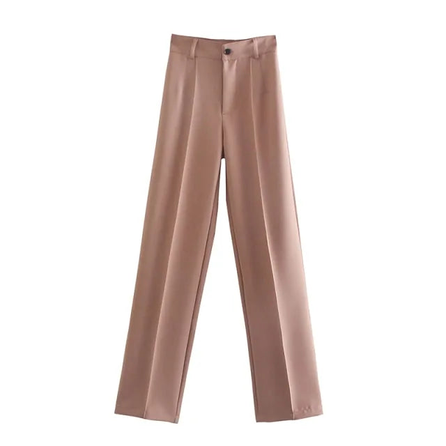 Pantalons Droits de Bureau Premium
