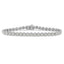 Bracelet de tennis Miracle-Set en argent sterling .925 avec diamants - 7"