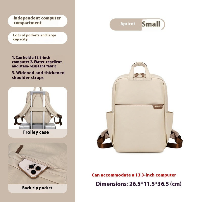 Elegant Canvas Travel Backpack for Women