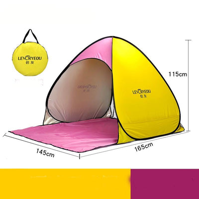 Outdoor Quick-Open Curtain Tent for Camping