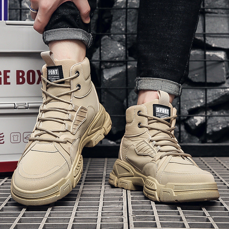 Men's Casual High Top Outdoor Work Boots
