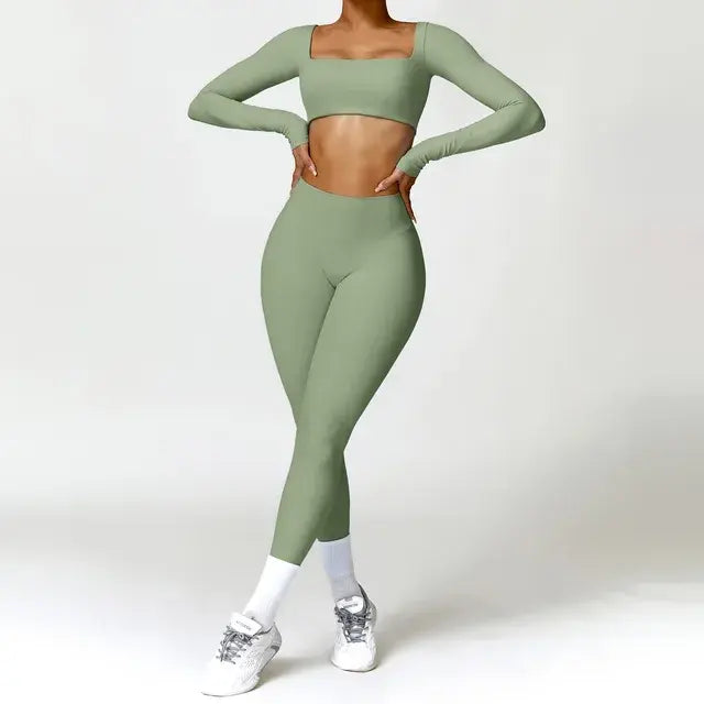 Conjunto de Yoga para Mujeres de 2 Piezas Premium