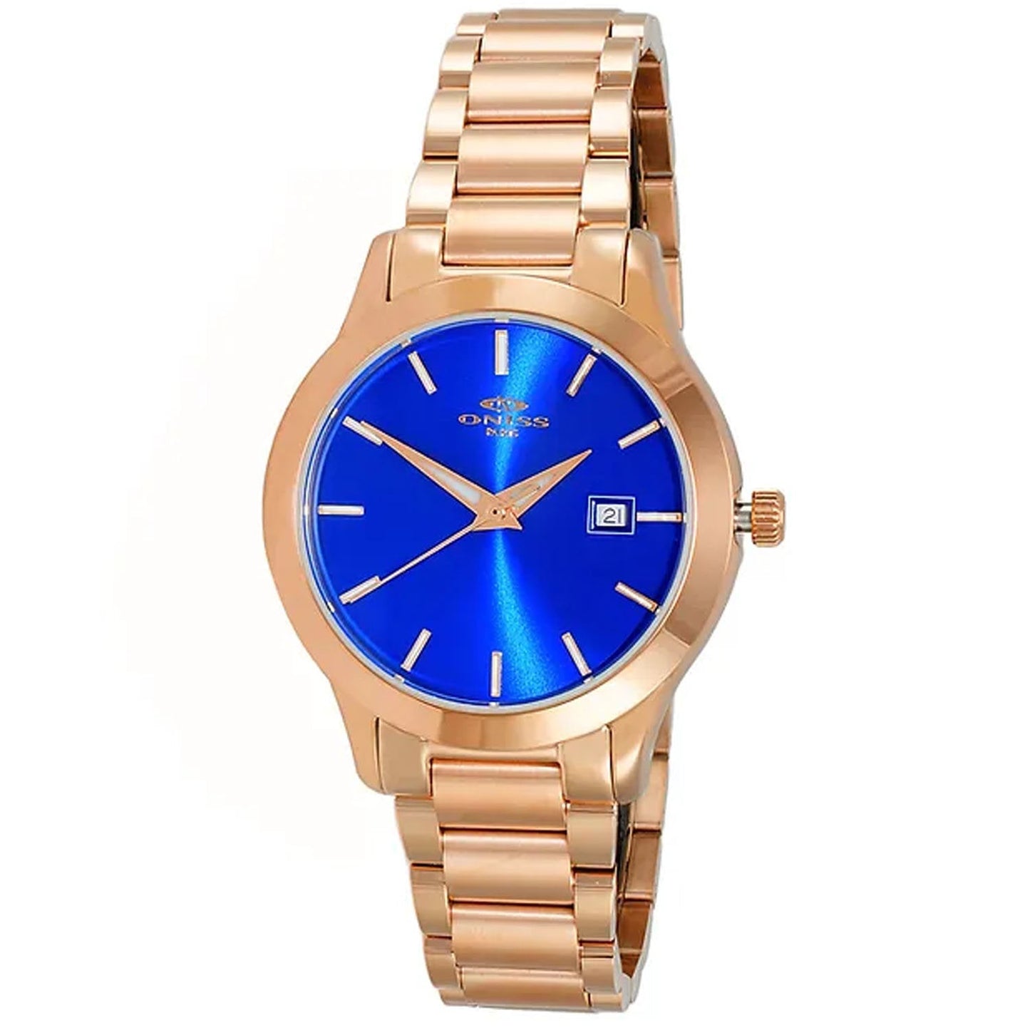 Montre Royale Femme Oniss - Cadran Bleu Élégant