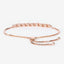0.89 Carat Morganite & White Topaz Sterling Silver Bracelet