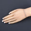 0.89 Carat Morganite & White Topaz Sterling Silver Bracelet