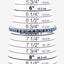 Bracelet de tennis en diamant bleu véritable de 14,33 carats en or blanc 14K